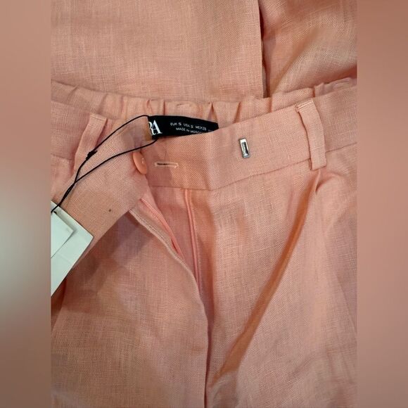 NWT ZARA Linen Pants - Picture 3 of 8
